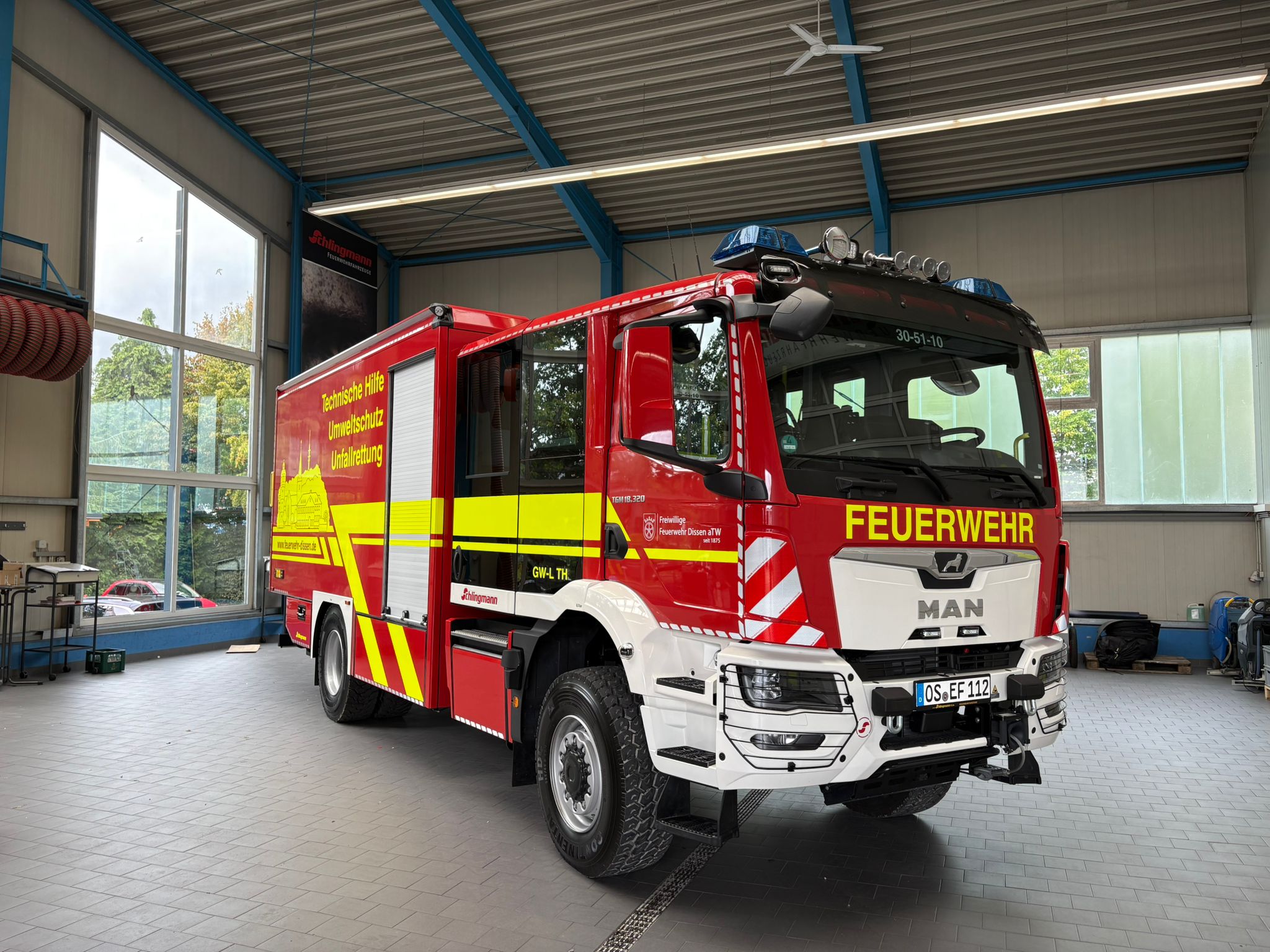 Gerätewagen Logistik Technische Hilfe